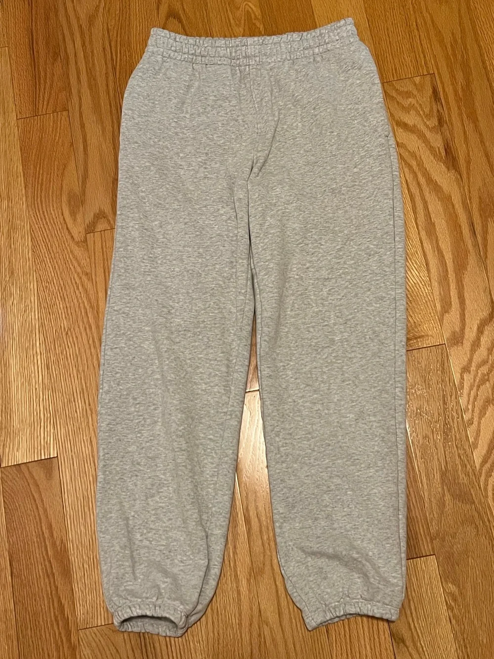 Athleta Girl Light Gray Fleece Joggers